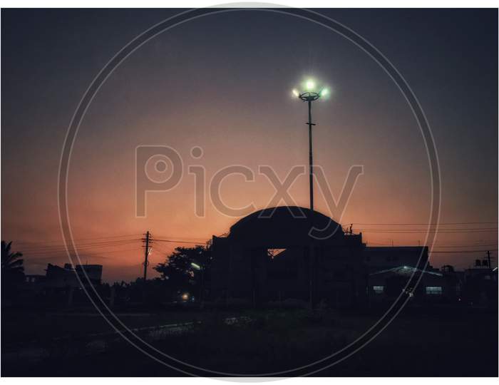 Sky,mobilephotography,night,street light