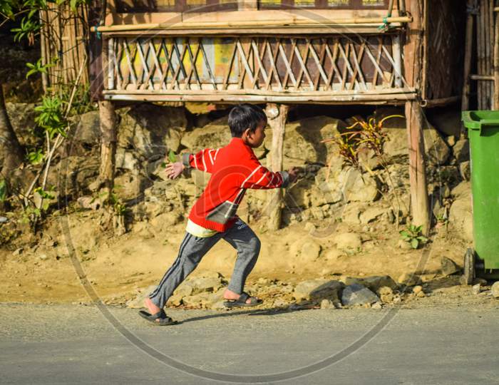 Running kid