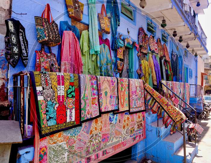 Handmade Pachwork Cloths Market Jodhpur
