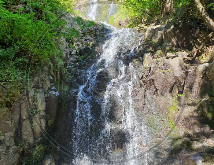Saritoarea Waterfall In Stanija, Buces, Romania