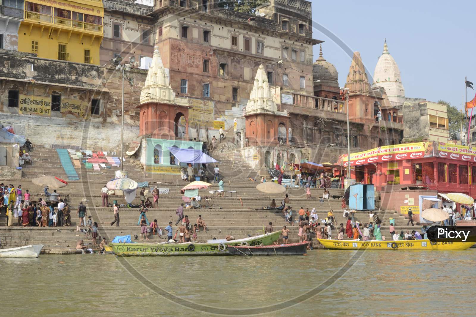 image of ahalyabai ghat varanasi india