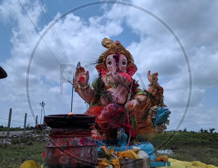 Lord Ganesha , visarjan
