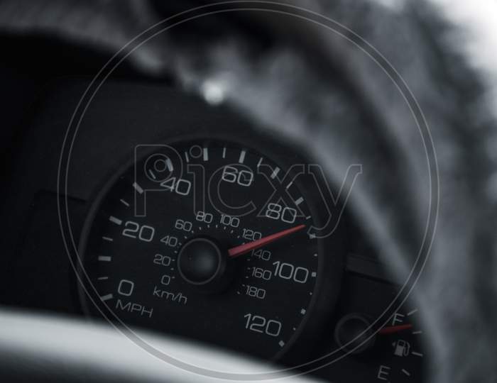Speedometer of A Car