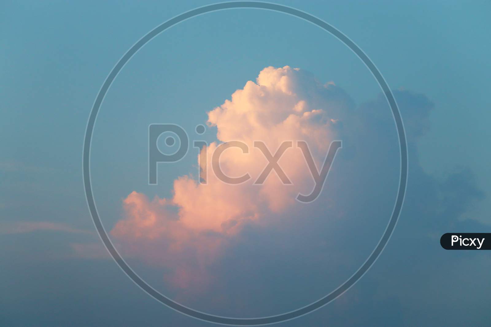 Beautiful clouds view, stock image