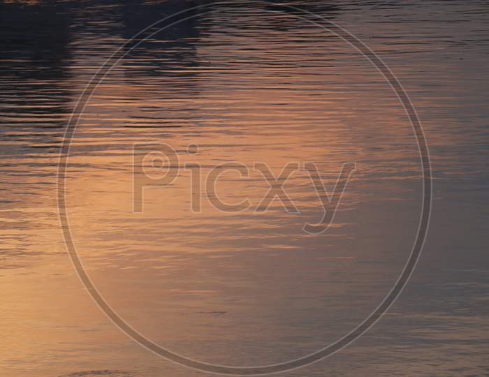 Beautiful sky reflecting view on the water, stock image,,