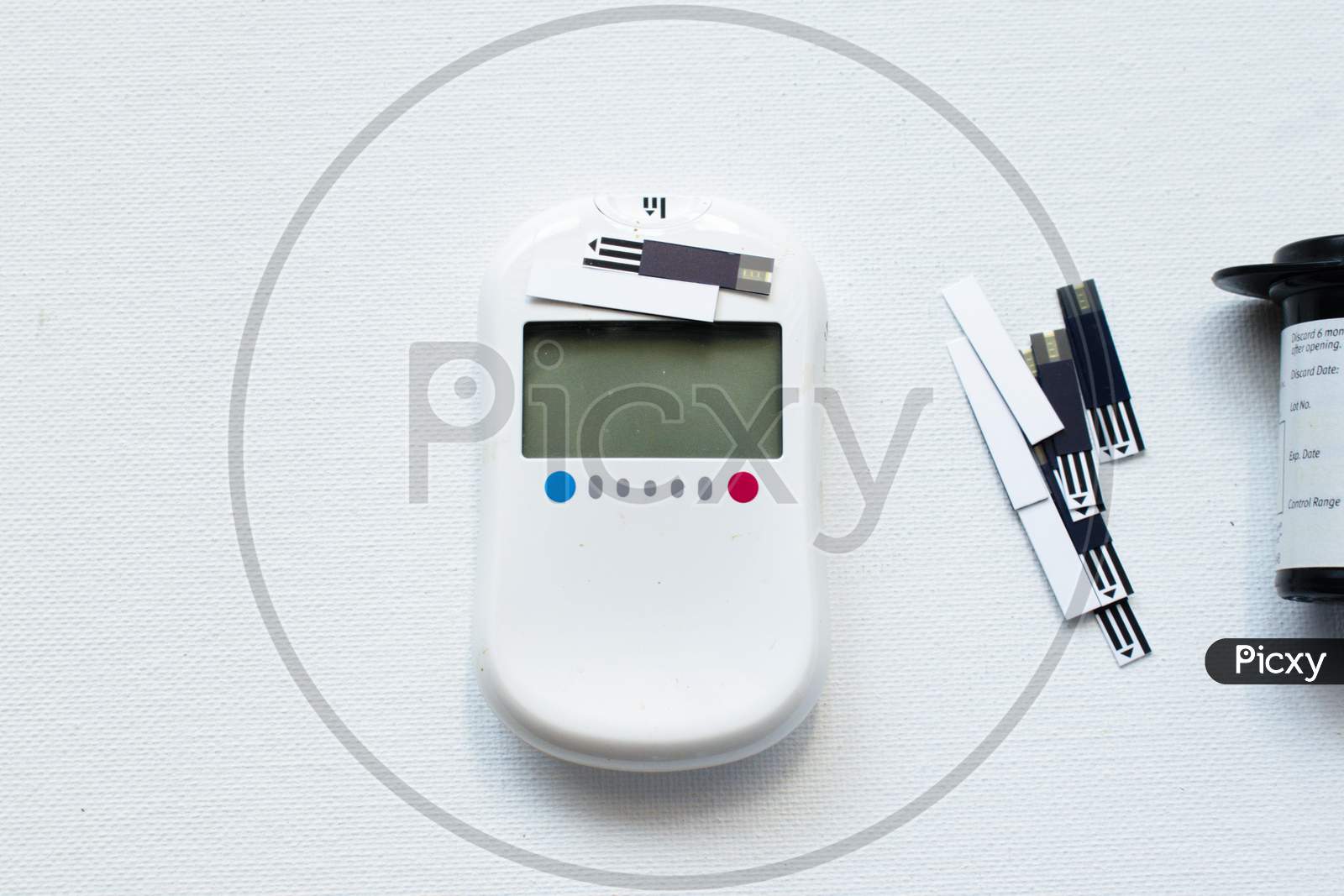 Sugar Testing Machine With Disposable Stripsglucose Monitor Or Sugar Testing Machine With Disposable Strips