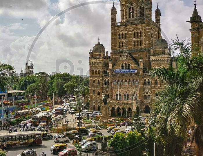 View of BMC, Mumbai from Central Railway heritage gallery