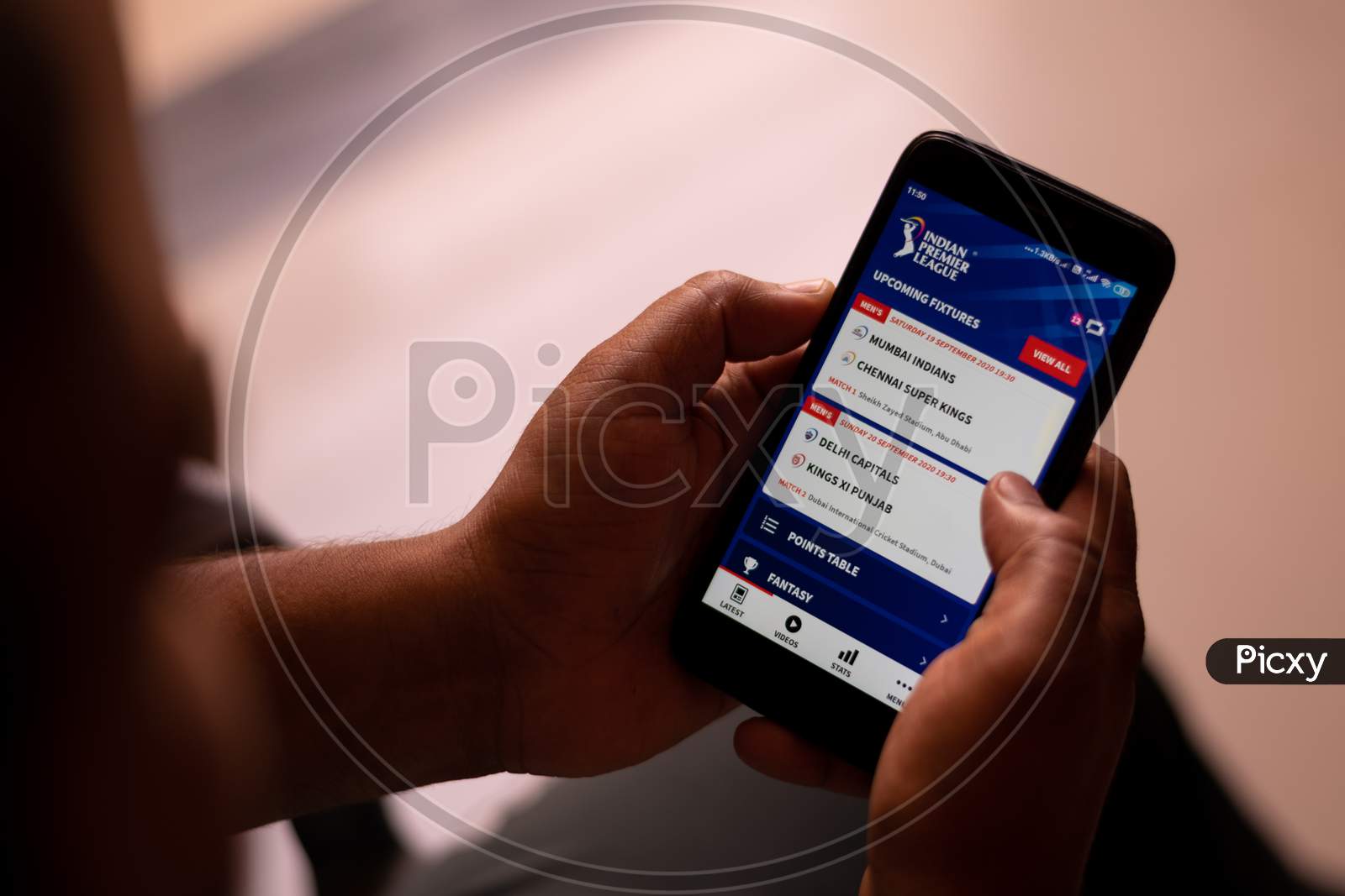 Mobile application for IPL 2020