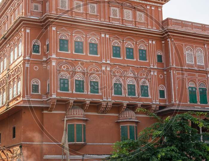 Building of Museum of Legacies or Maharajah school of arts and crafts and a shop near to it.