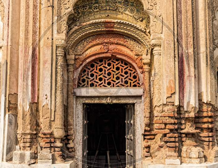 old temple door