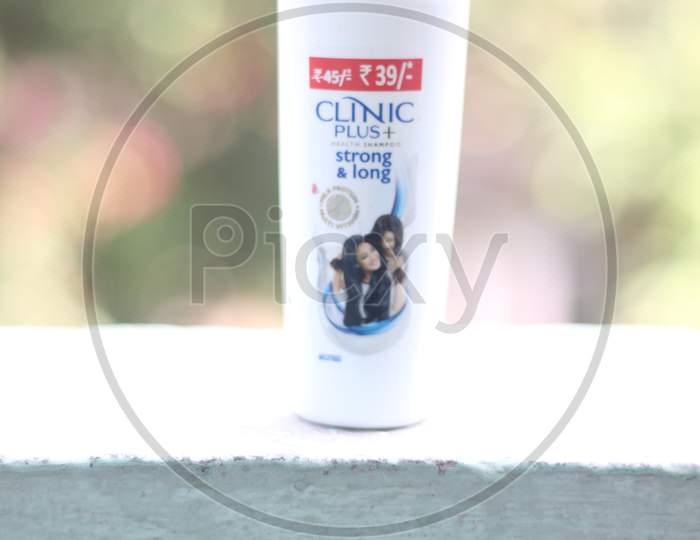 clinic plus shampoo bottle