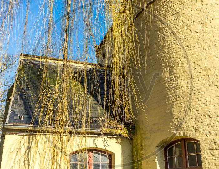 Belgium, Bruges, A Door With A Window, Smedenpoort