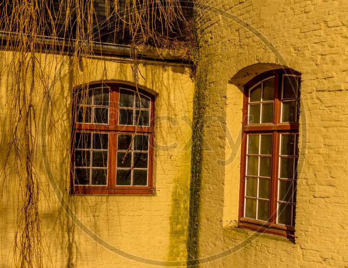Belgium, Bruges, Windows On Smendpoort