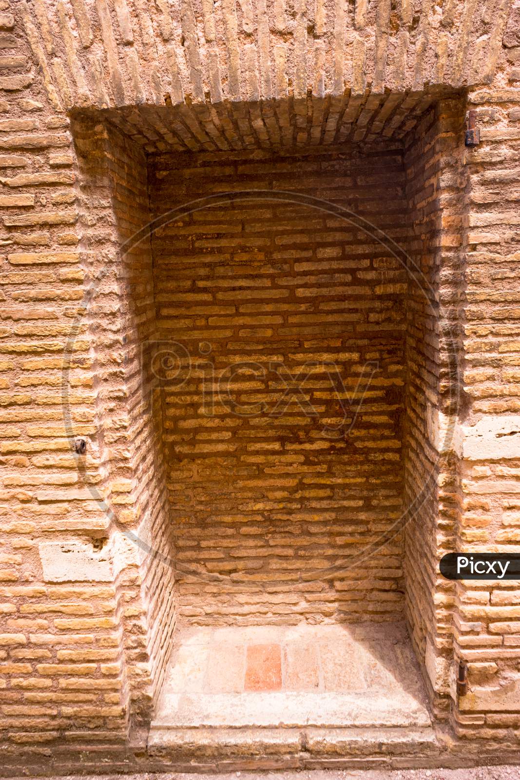 Italy, Rome, Castel Sant Angelo, Mausoleum Of Hadrian, A Close Up Of A Brick Building