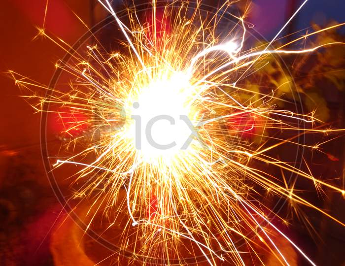 Diwali celebration in India (Fireworks and crackers for celebration on festivals)