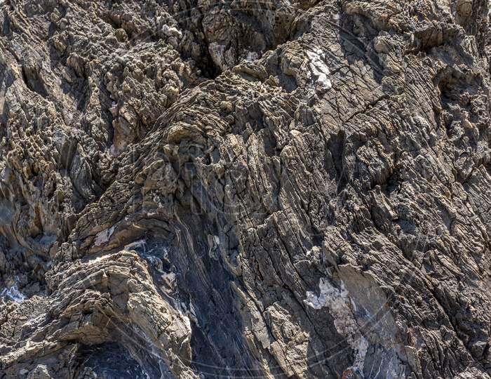 Italy, Cinque Terre, Manarola, Close-Up Of Rock Formations