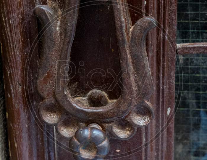 Italy, Venice, Close-Up Of Old Door Knocker