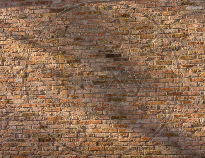 Belgium, Bruges, A Close Up Of A Brick Wall