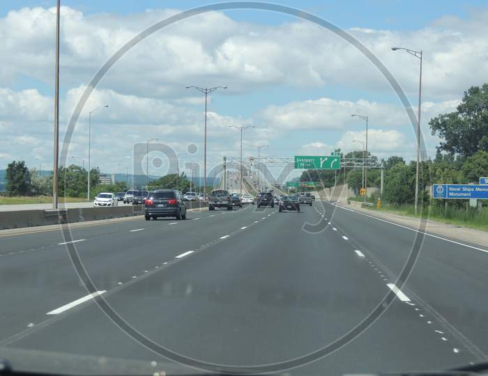 Freeway in Toronto