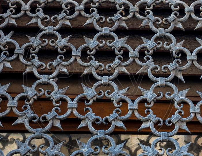 Italy, Venice, A Chain Link Fence