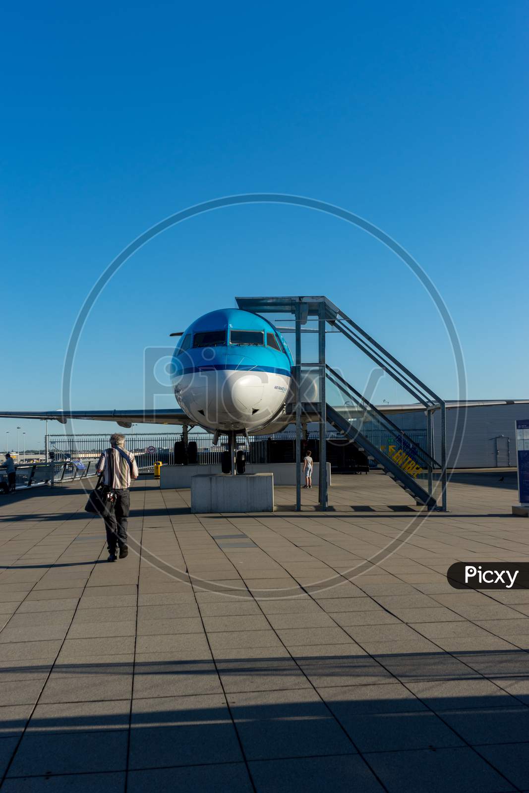 Image Of Netherlands, Amsterdam, Schiphol - 06 May, 2018: Klm Airfrance ...