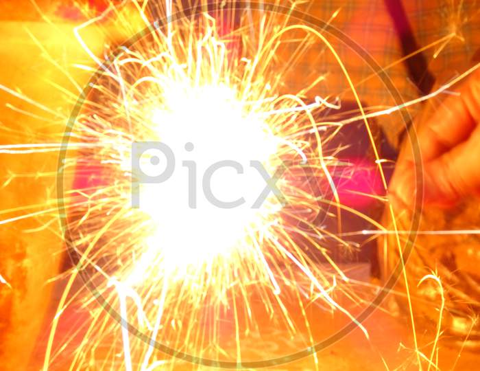 Diwali celebration in India (Fireworks and crackers for celebration on festivals)