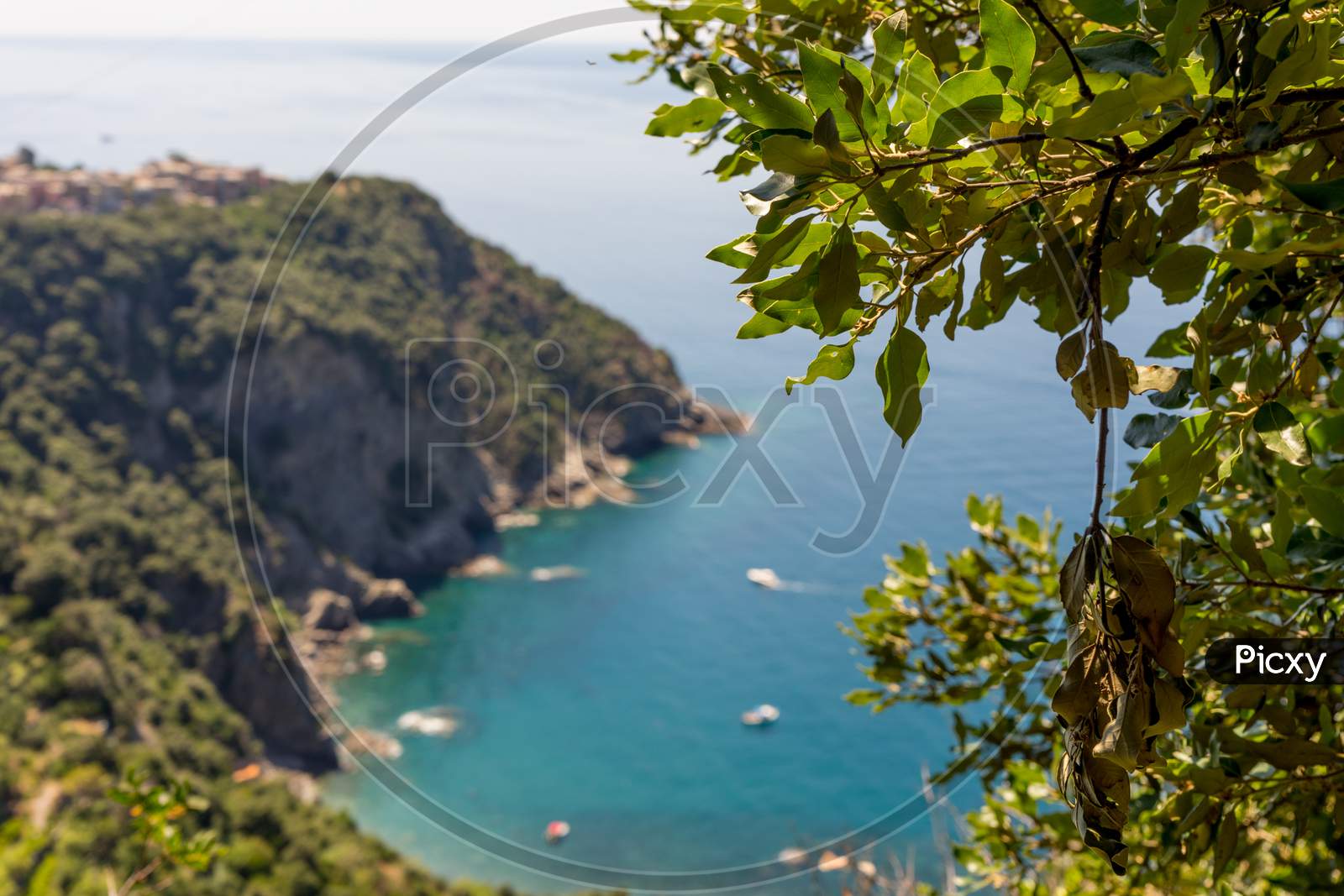 Italy, Cinque Terre, Corniglia, A Body Of Water