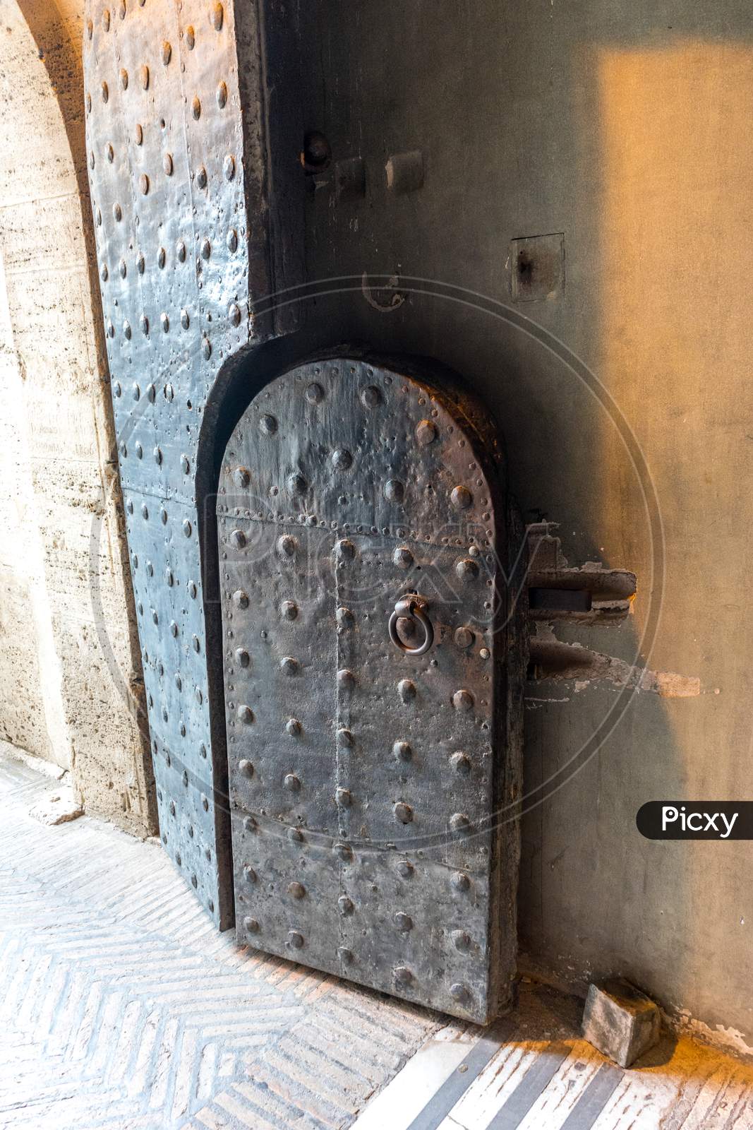 A Door Within A Door, Entrance To A Castle
