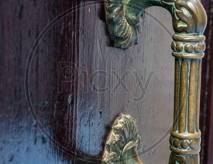 Italy, Venice, Close-Up Of Door Knocker