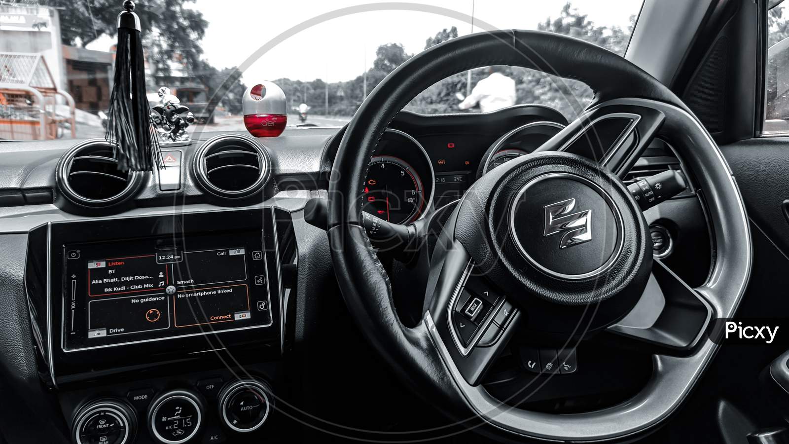 Interior of car , dashboard pic