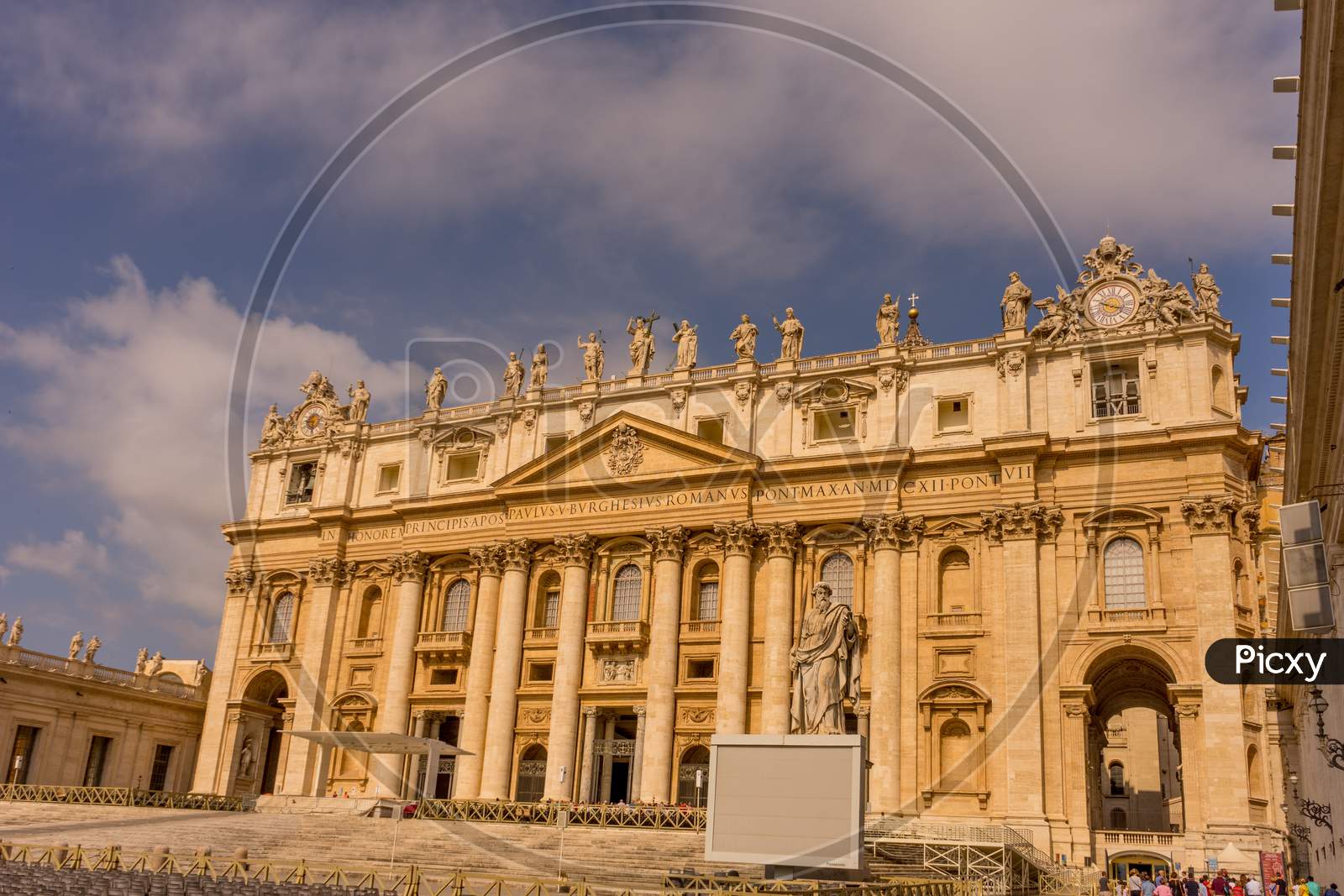 Vatican City, Italy - 23 June 2018: The Basilica At St. Peter'S Square In Vatican City