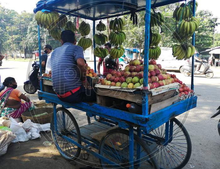 Fruit stall at road side