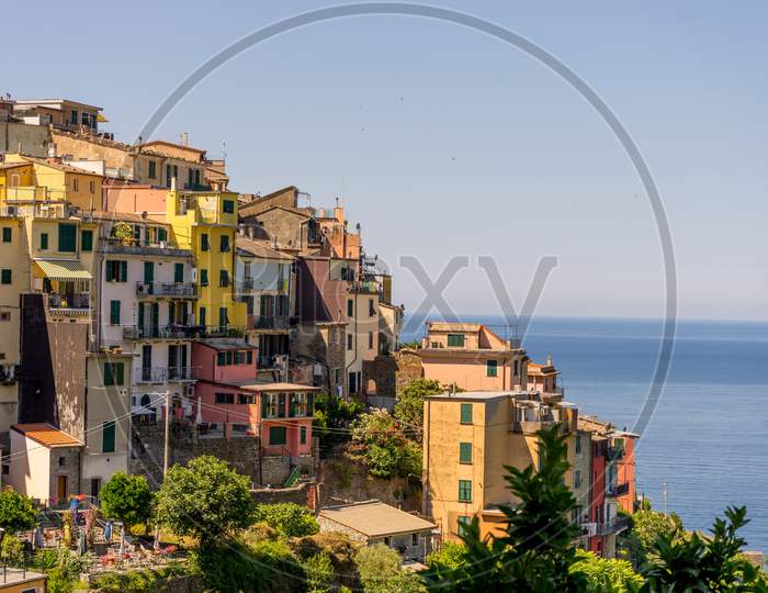 The Townscape And Cityscape Of Corniglia, Cinque Terre, Italy