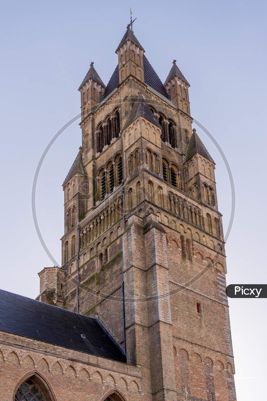 Belgium, Bruges, Bruges, A Church Tower