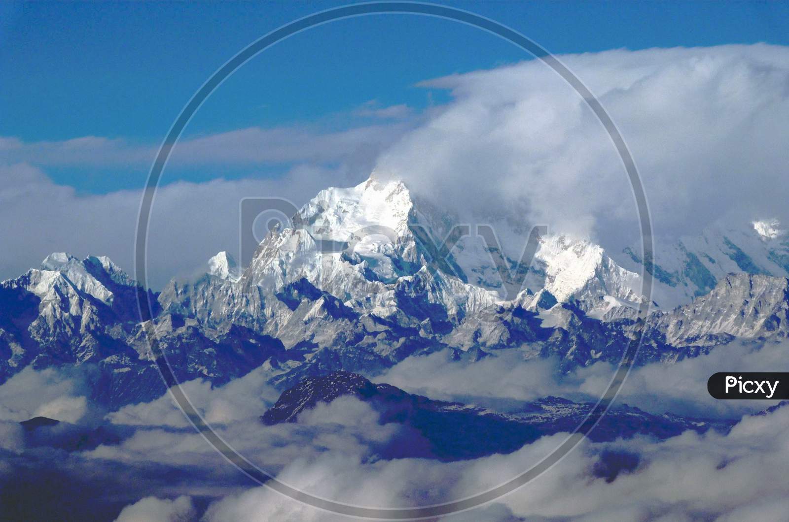 Mount Kanchenjunga, the world's third highest mountain.
