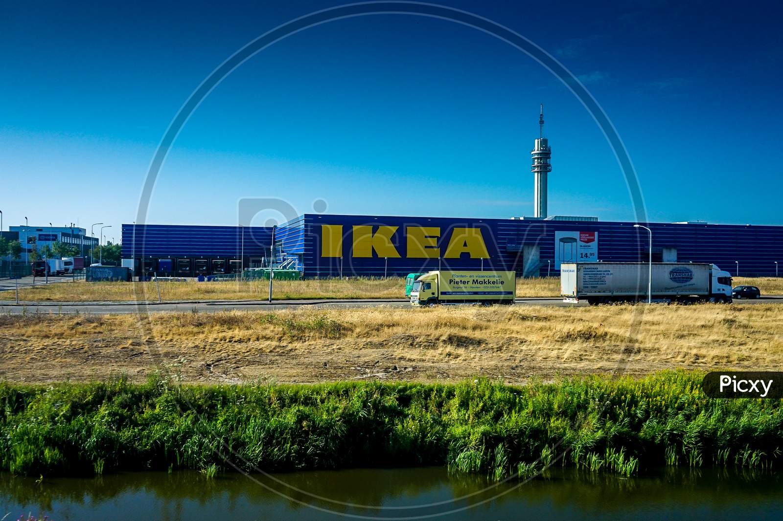 Netherlands, South Holland - 22July 2018: The Ikea Warehouse