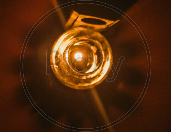 Oil lamp photography
