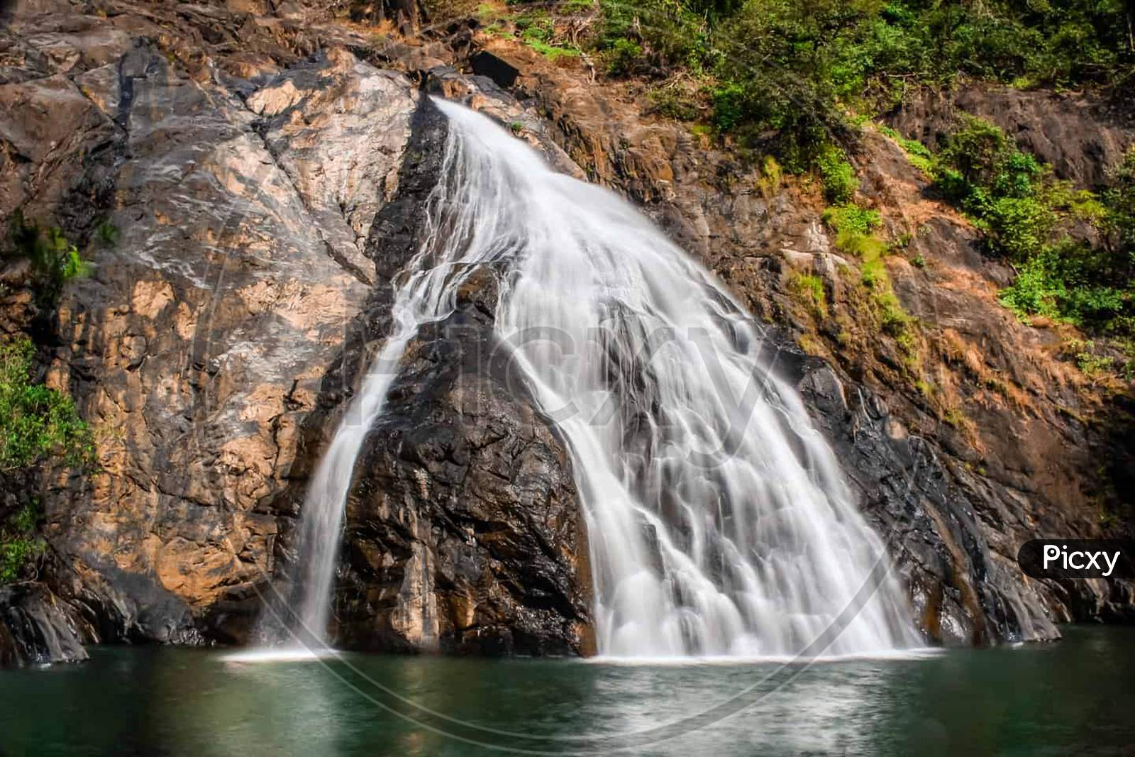 Doodhsagar Waterfall long exposure