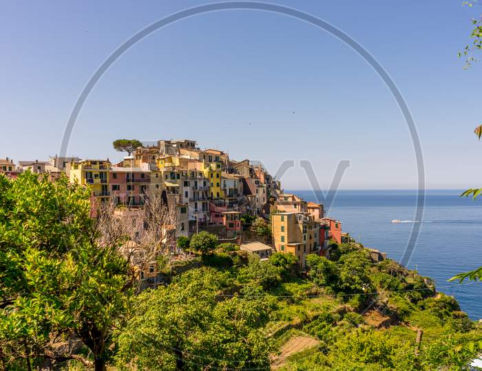 The Townscape And Cityscape Of Corniglia, Cinque Terre, Italy