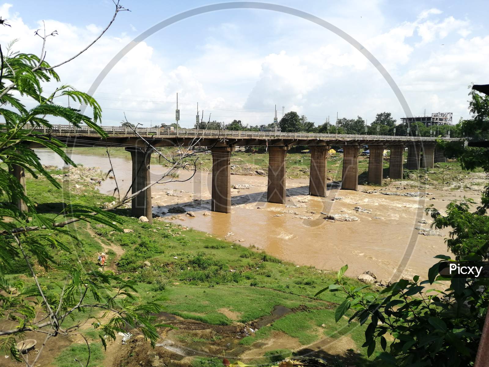 Bridge over the damodar river