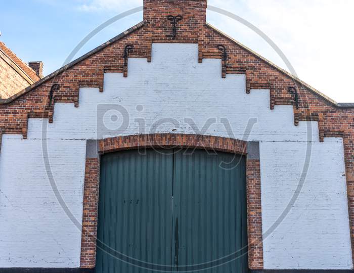 Belgium, Bruges, An Old Brick Building