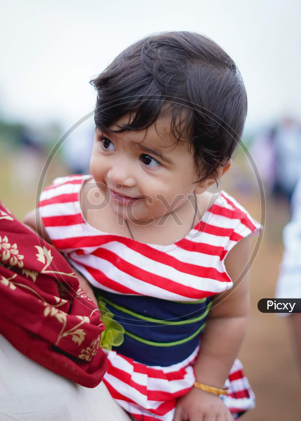 A kid with cute smile, portrait shot