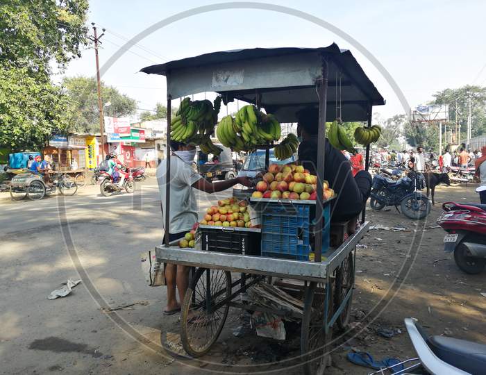 Fruit stall at road side