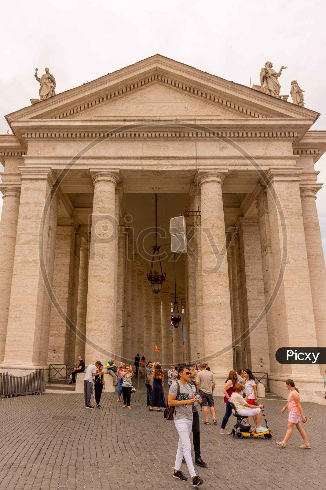 Vatican City, Italy - 23 June 2018: Colonnades Of St. Peter'S Square In Vatican City