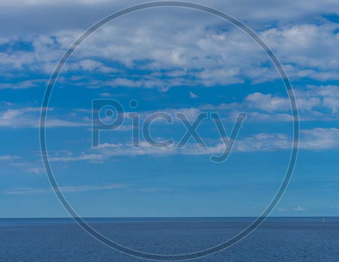 Italy,Cinque Terre,Riomaggiore, A View Of The Ocean