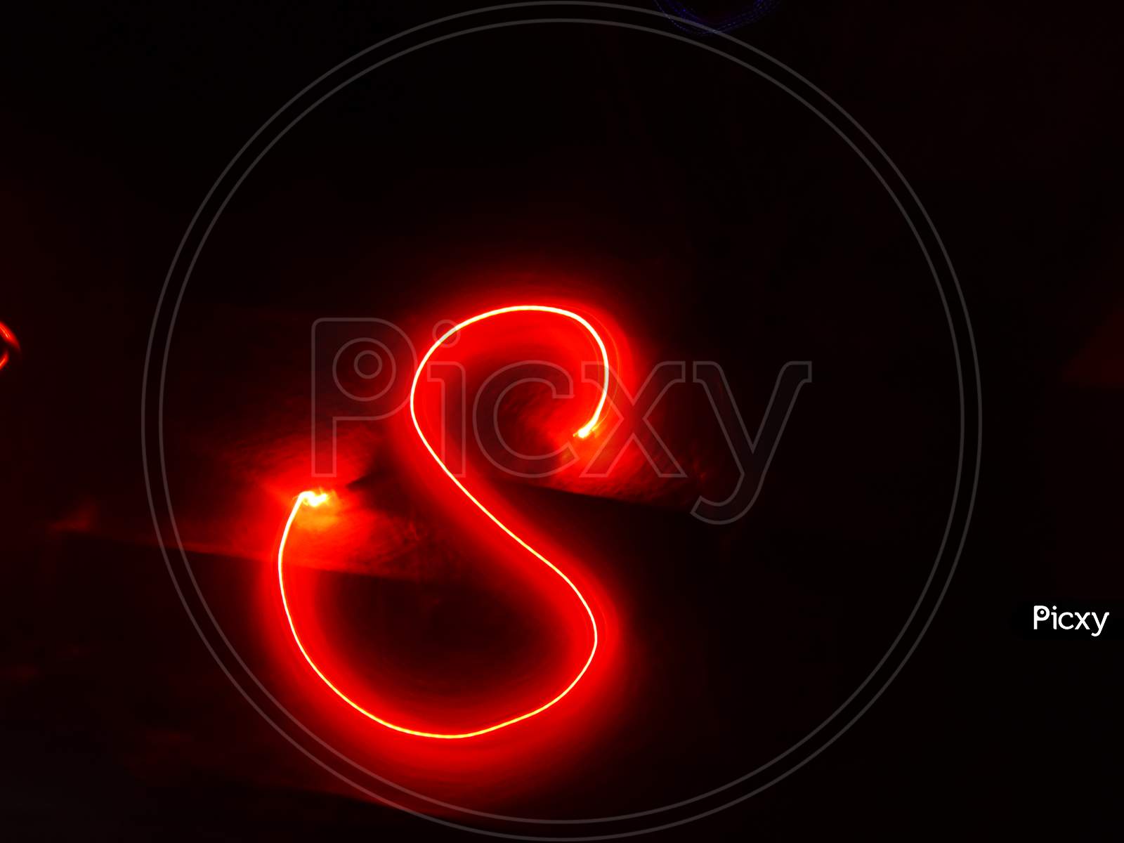 Image Of 3d Illustartion Of Neon Light Of Alphabet S With Black Background Wallpaper Gp205187 Picxy