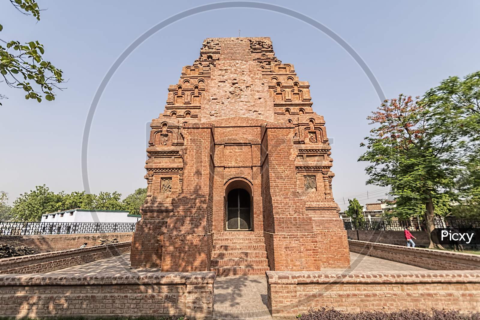 ancient brick temple