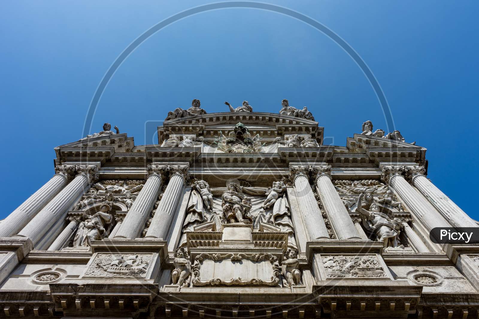 Italy, Venice, A Large Stone Building