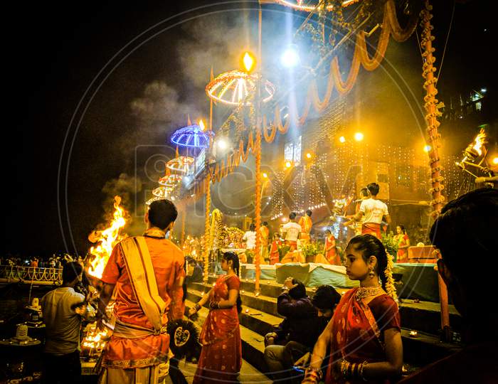 Varanasi Ganga ghat Aarti