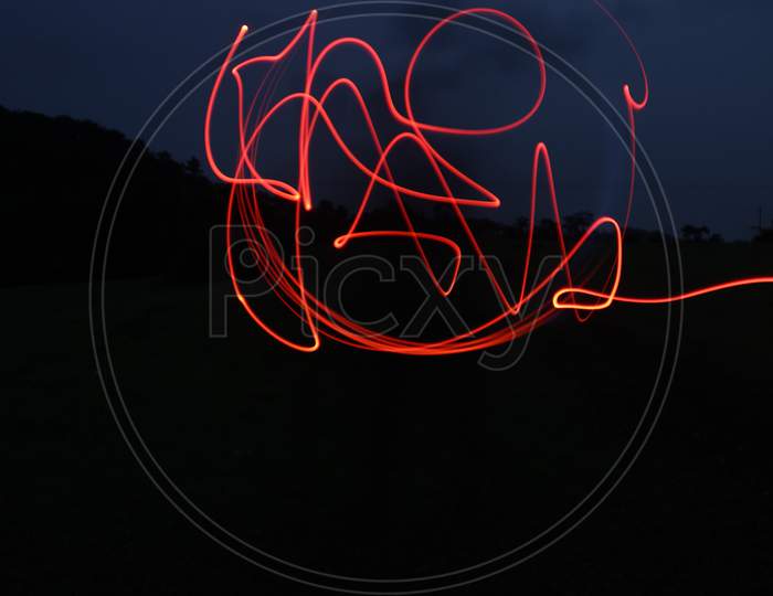 Light painting photography
